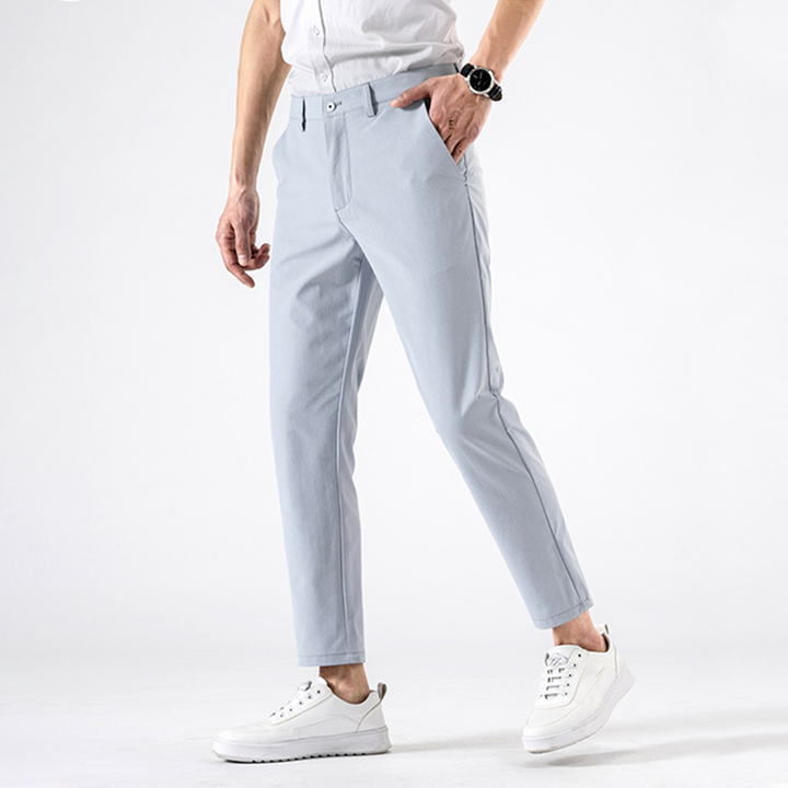 Levoire | Pantalon Baggy Pour Hommes Noir Bleu clair