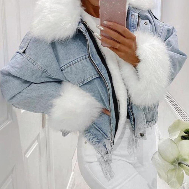 Levoire | Veste en Jean pour Femmes Bleu