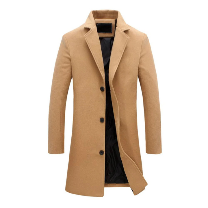 Levoire | Manteau Long Hommes Chic Beige
