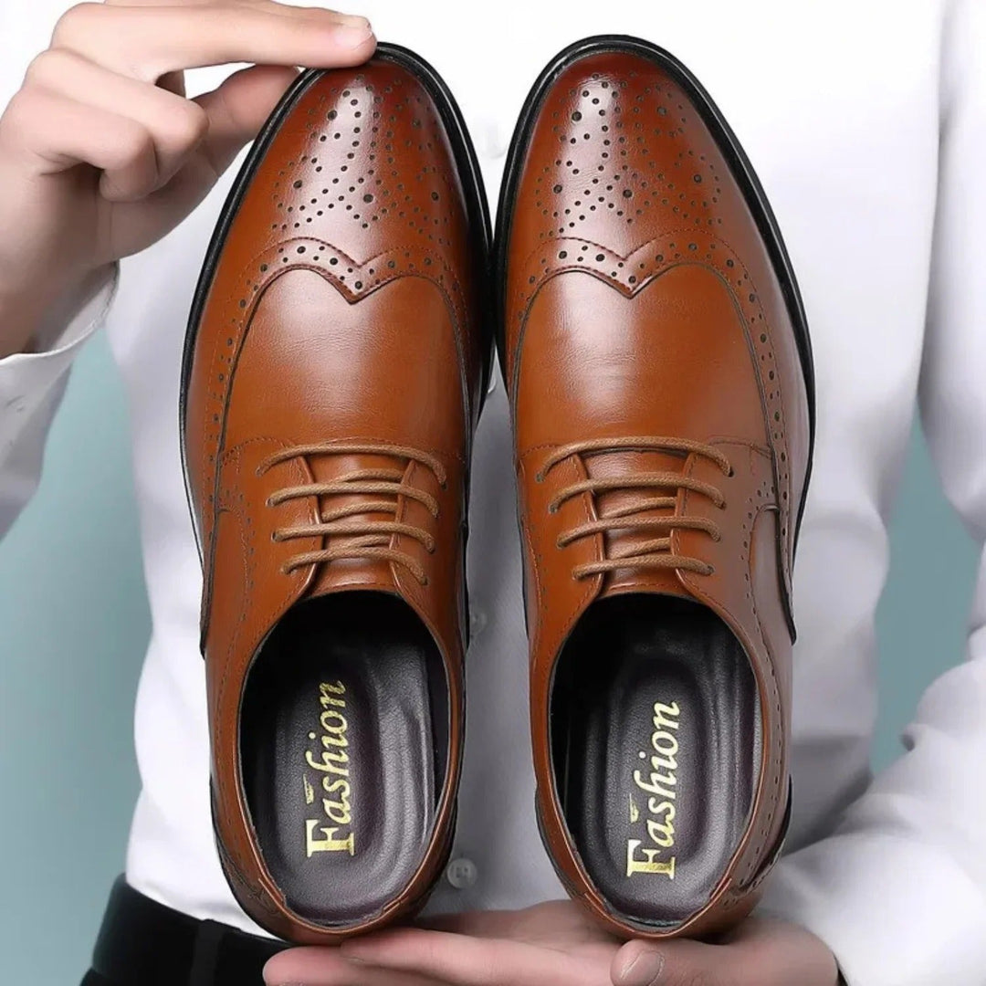Levoire | Chaussures Brogue Pour Hommes Élégance Et Artisanat Braun