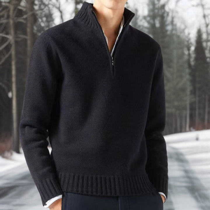 Levoire | Chaud Tricot Pull FR Hommes Noir