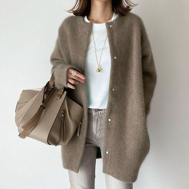 Levoire | Long Cardigan FR Women FR Autumn Café Taille unique