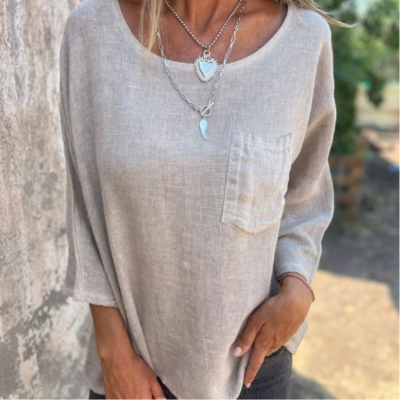 Levoire | Chemise En Coton Lger Abricot