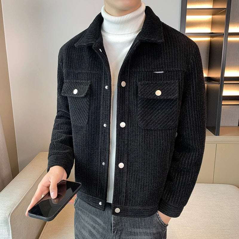 Levoire | Veste pour hommes tendance veste d'été pour hommes Noir