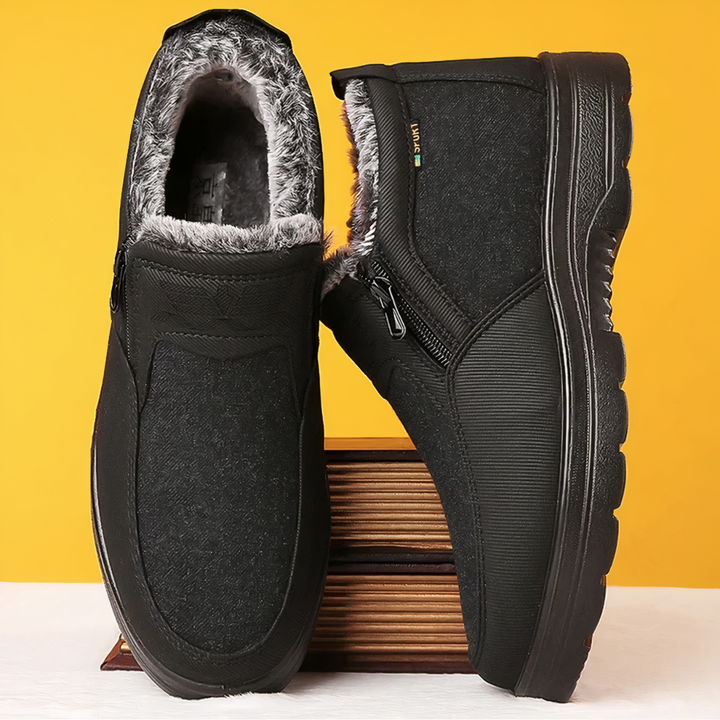 Levoire | Bottes chaudes pour hommes orthopédique Noir