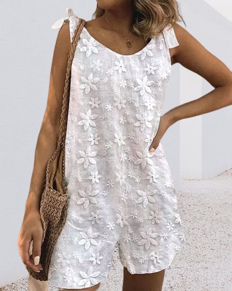 Levoire | Combinaison Décontractée Avec Bande En Dentelle