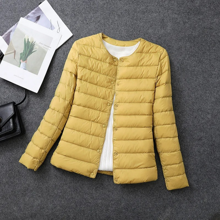 Levoire | Veste En Duvet Matelassée Légère Jaune