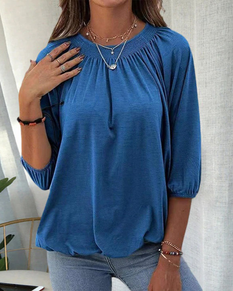 Levoire | Élégant pull en coton Bleu