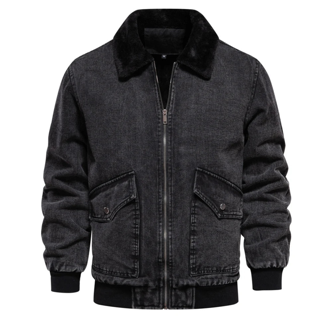 Levoire | Blouson Hommes Bomber Design Tendance Noir
