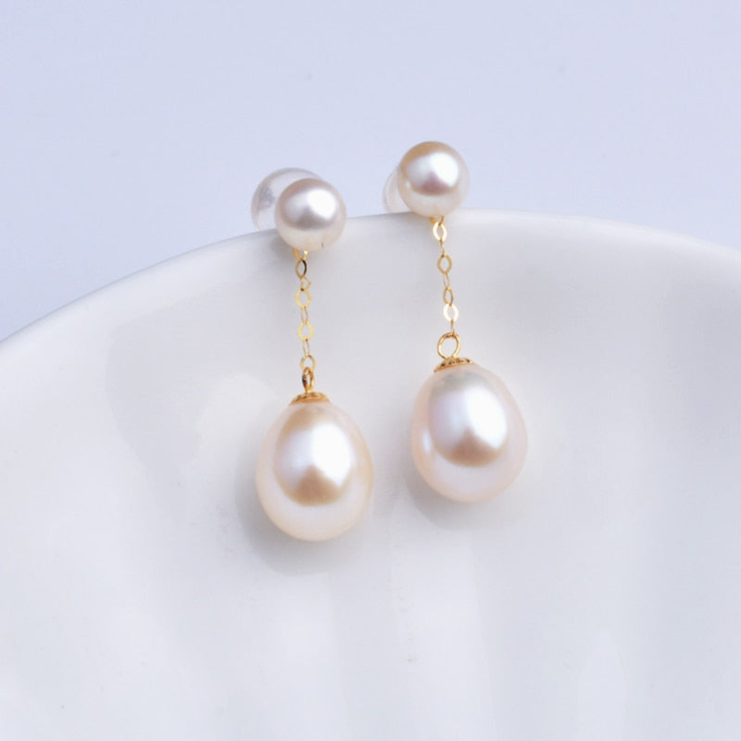 Levoire | Boucles D'Oreilles Élégantes En Perles Or