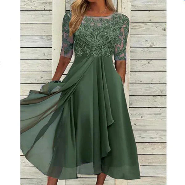 Levoire | Moreau - Robe D'Été Élégante Vert