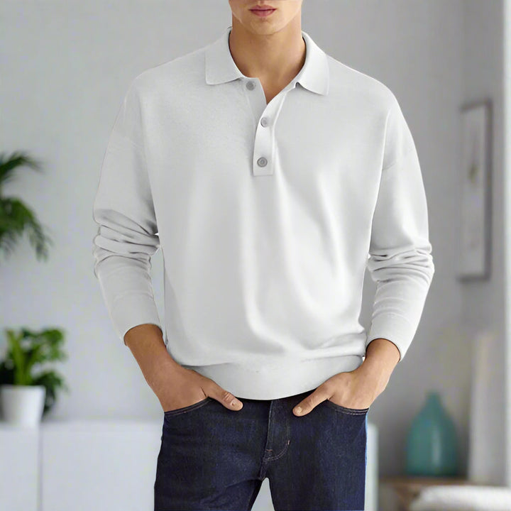 Levoire | Polo À Manches Longues Pour Hommes Avec Un Design Intemporel