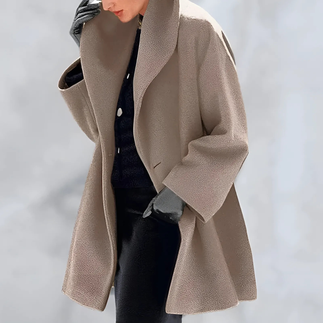 Levoire | Manteau pour femmes chaud Braun