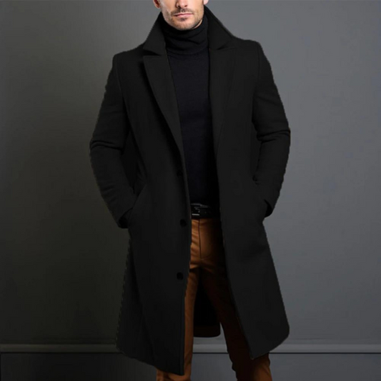 Levoire | Long Trench Coat FR Men Noir