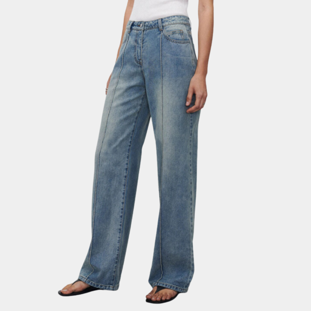 Levoire | Jeans Baggy Pour Femmes Grand Bleu