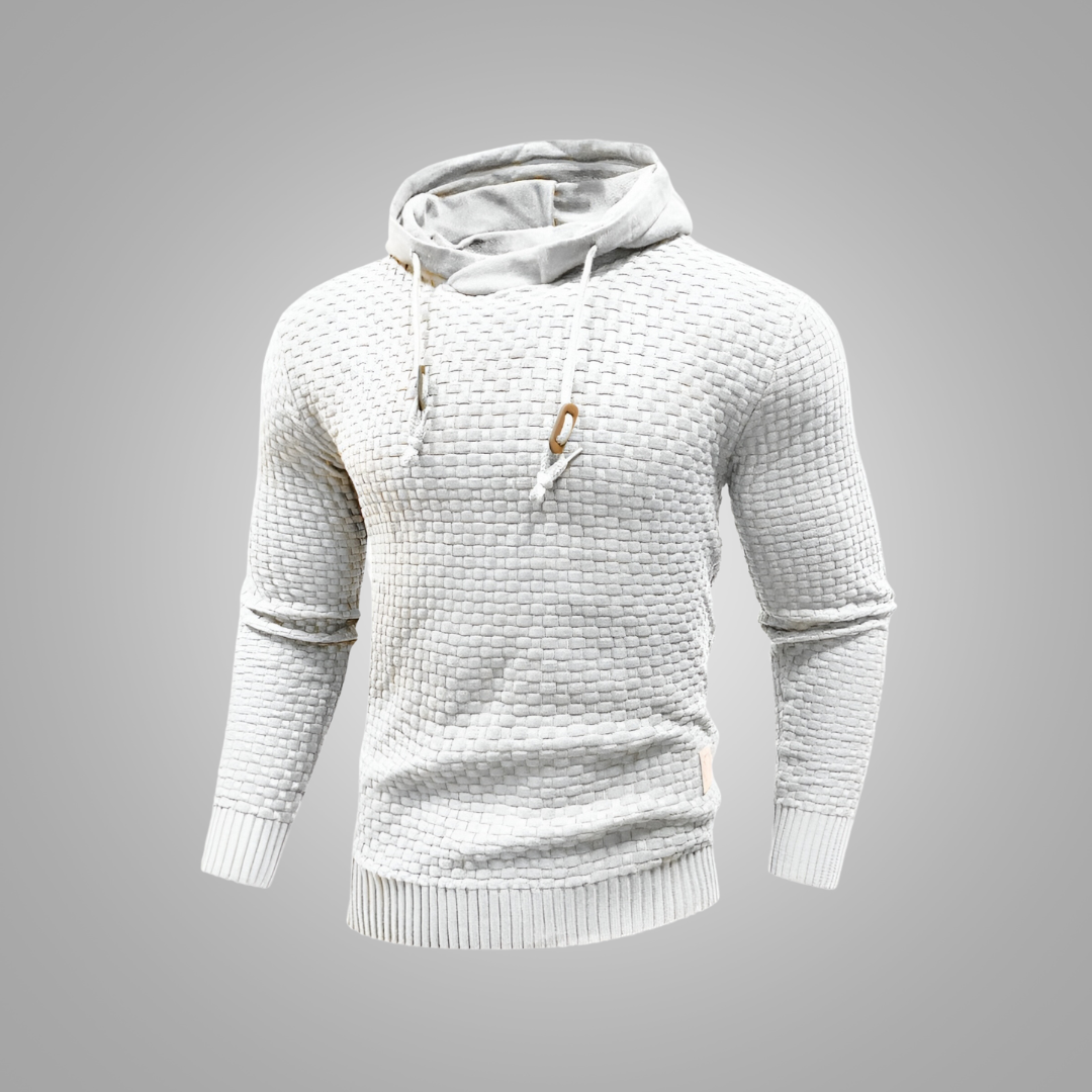 Levoire | Sweat À Capuche Pour Hommes Élégant Blanc