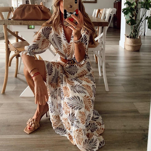 Levoire | Robe confortable pour femme - Abricot
