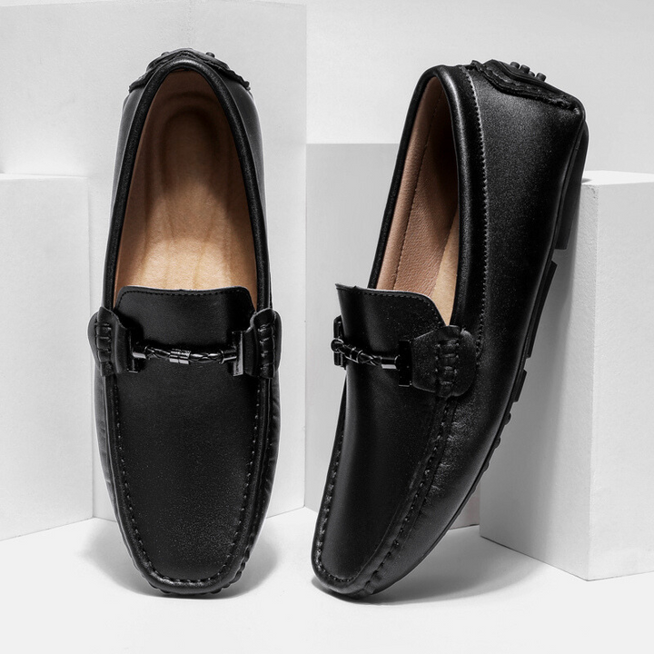 Levoire | Mocassins Élégants Avec Des Détails Métalliques