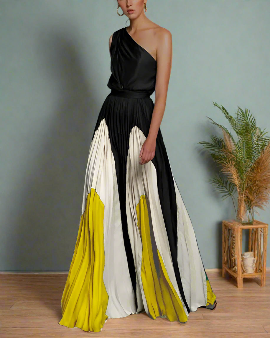 Levoire | Robe Longue Avec Un Design Sans Épaule Pour Un Look Chic Et Moderne