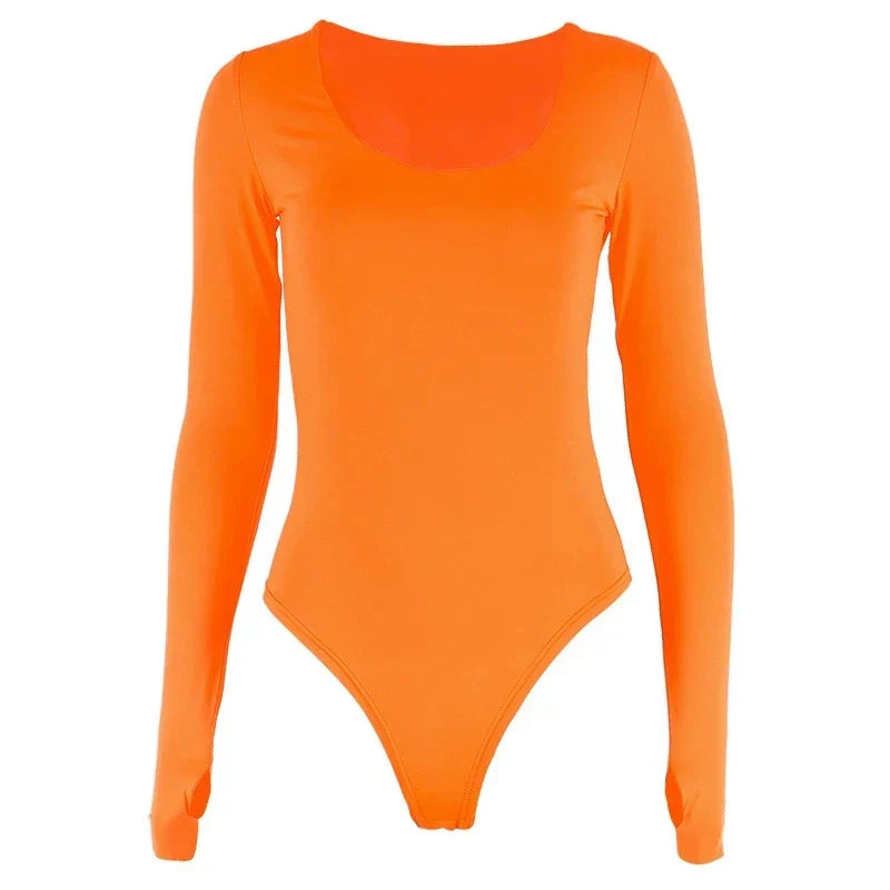 Levoire | Body Néon Orange pour Femmes Orange