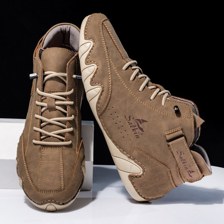 Levoire | Chaussures En Cuir Orthopédiques Pour Le Confort Braun
