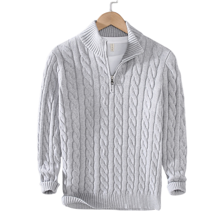 Levoire | T-Shirt À Demi-Zip Pour Hommes Gris