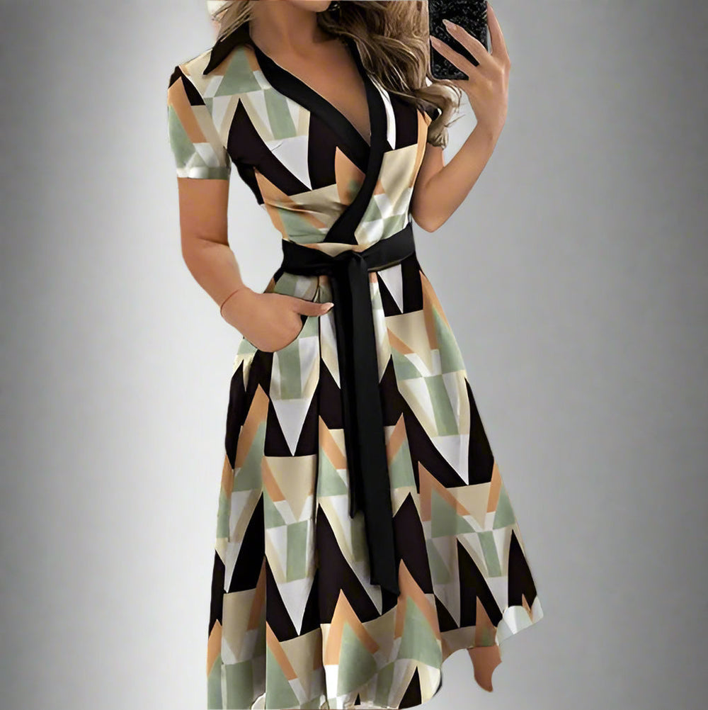 Levoire | Robe Élégante Avec Imprimé Unique Pour Une Allure Stylée