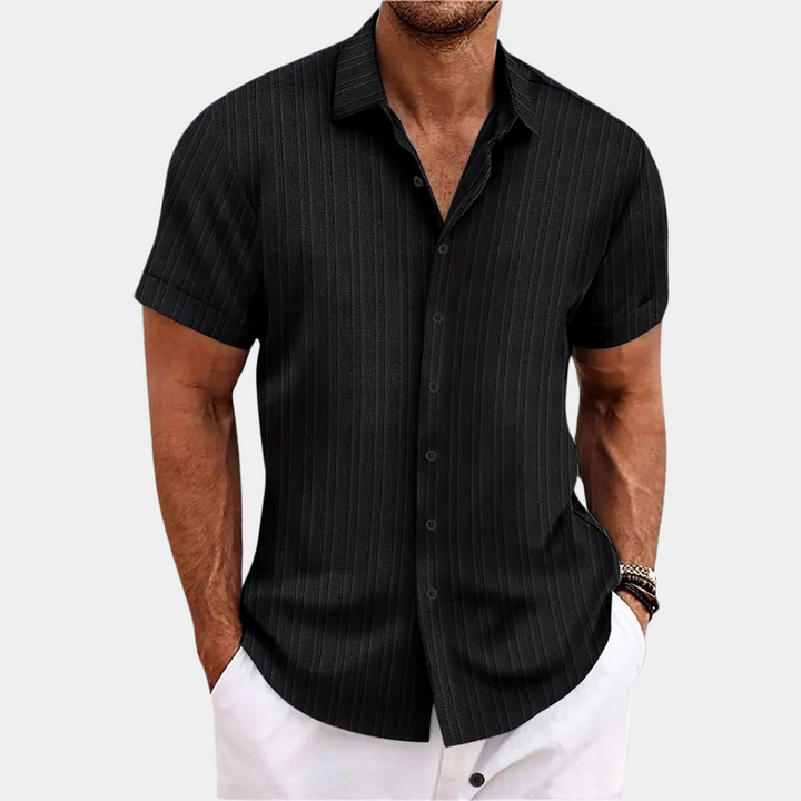 Levoire | Chemise pour hommes élégante Élégance classique Noir