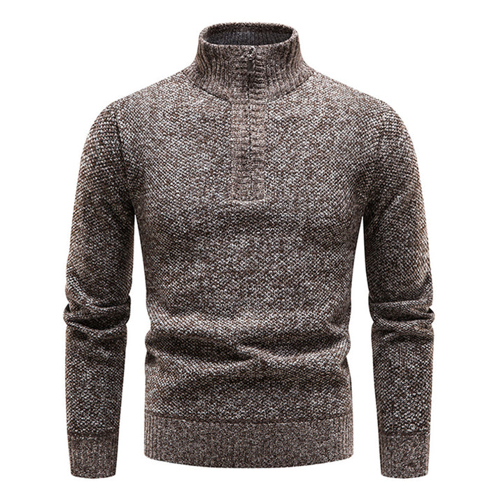 Levoire | Pull Homme Au Design Contemporain Marron châtaigne
