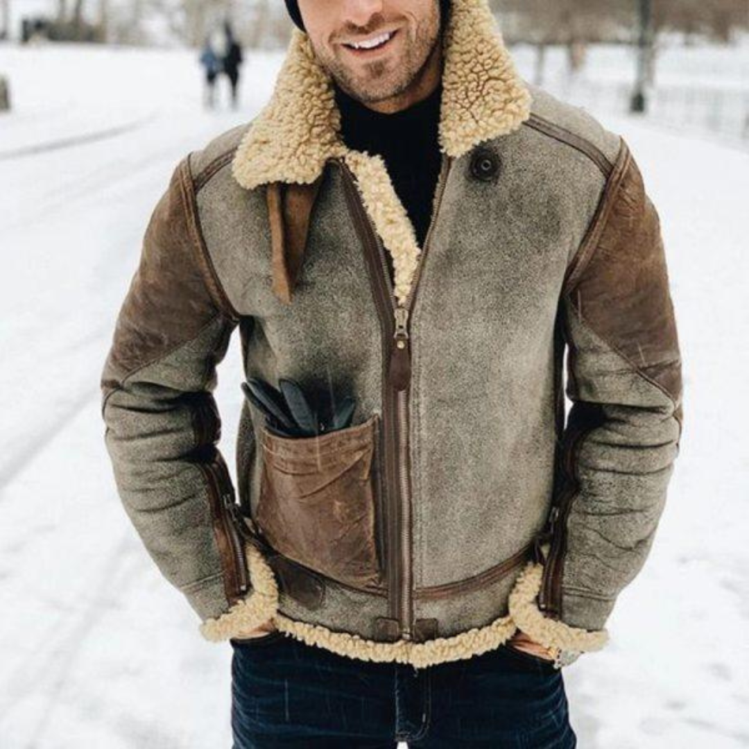 Levoire | Jacket Hommes Chaud Toutes Saisons Gris clair