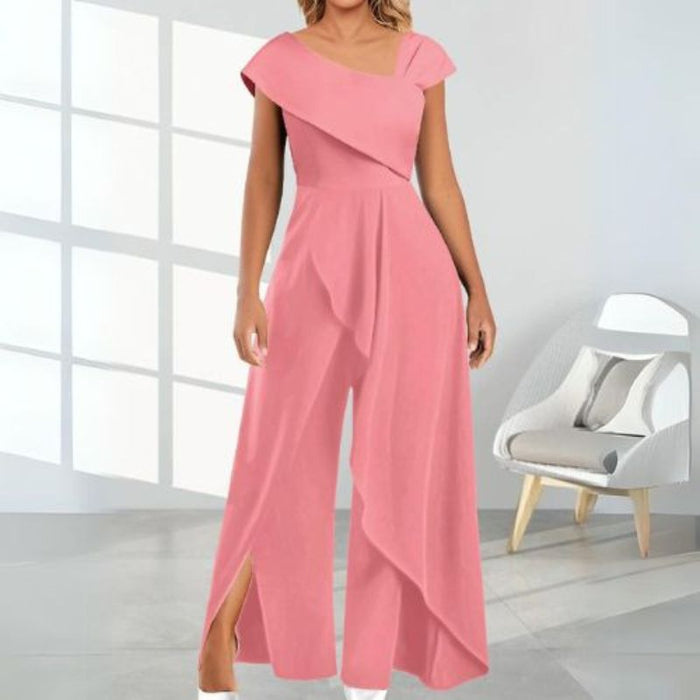 Levoire | Combinaison Asymétrique Élégante Rosa
