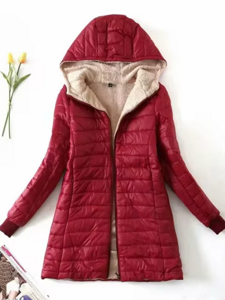Levoire | Veste Pour Femme Avec Capuche Pour Un Usage Quotidien Rot