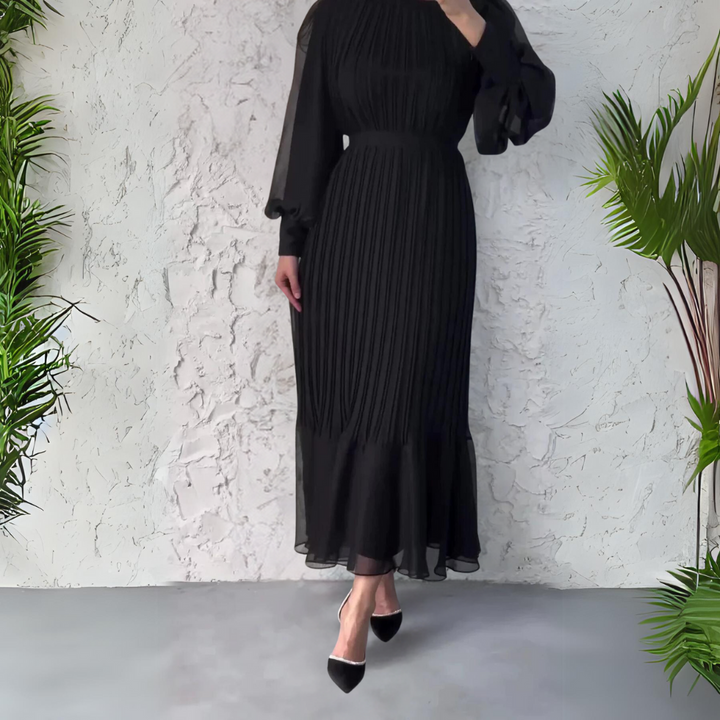 Levoire | Robe Avec Jupe Plissée Longue