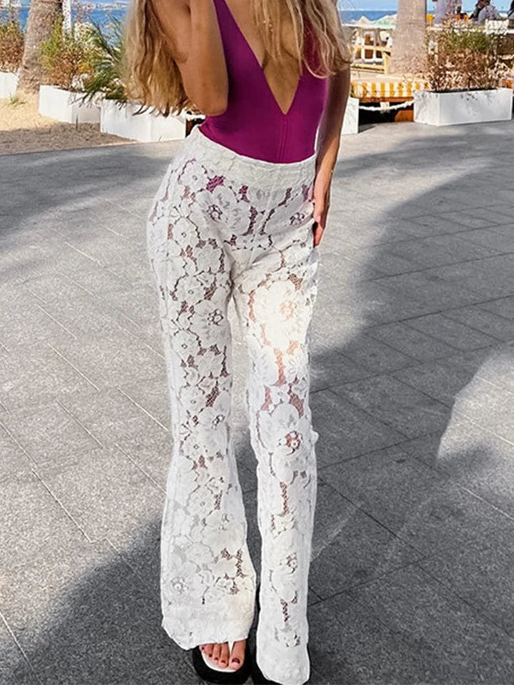 Levoire | Été Sexy Blonde Transparent Pantalon