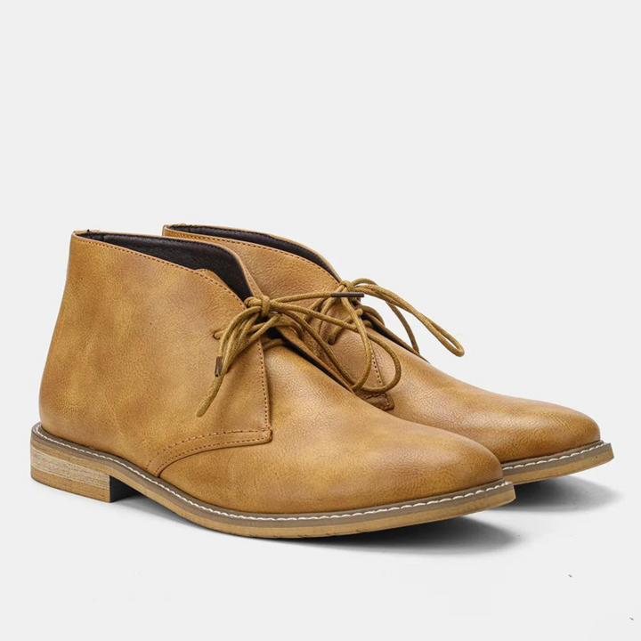 Levoire | Bottines Retro Jaune-brun
