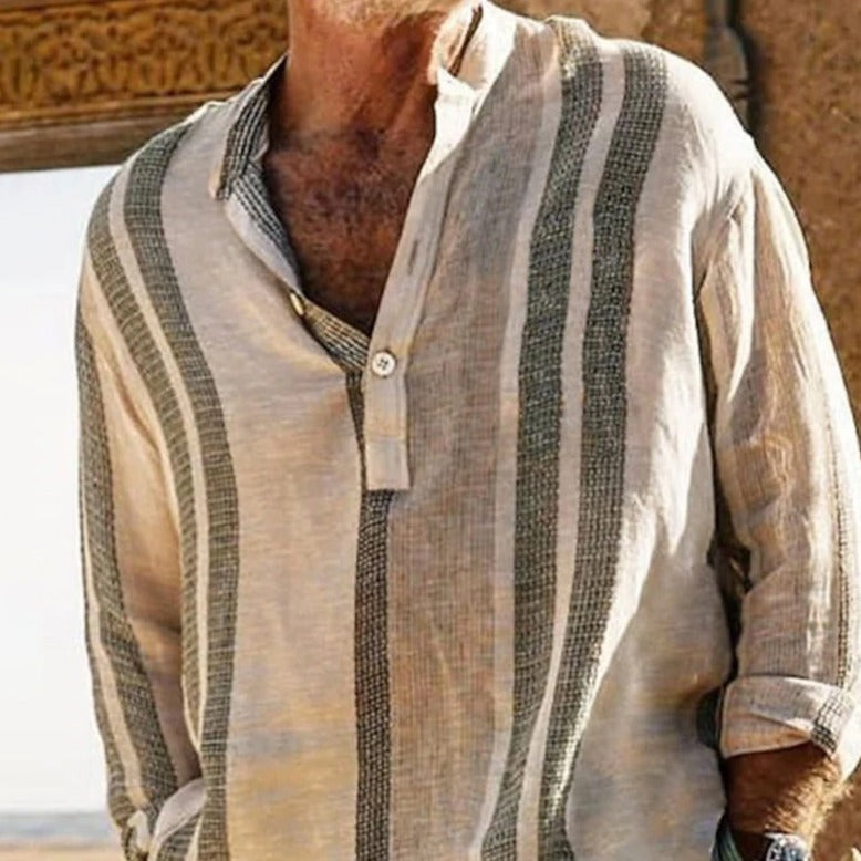 Levoire | Chemise D'Été Pour Hommes Khaki