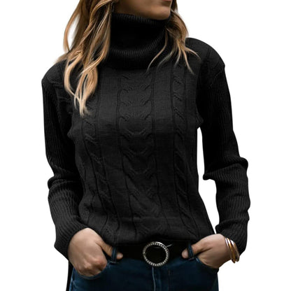 Levoire | Pull À Col Roulé Pour Femmes Avec Coupe Confortable Noir