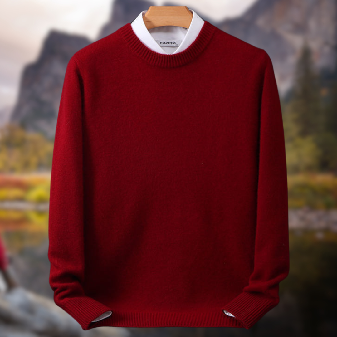 Levoire | Doux et élégant tricot Bordeaux
