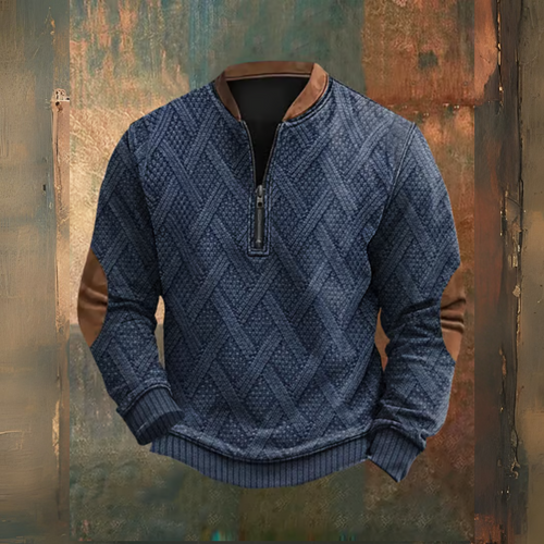 Levoire | Imprimé Rétro Western À Zip Pullover