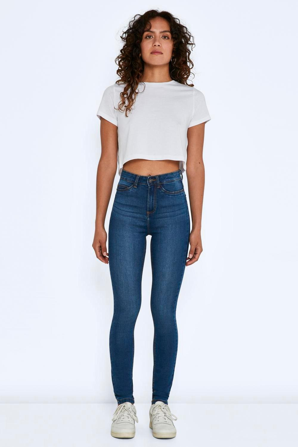 Levoire | Jean skinny taille haute pour femmes Bleu moyen en denim