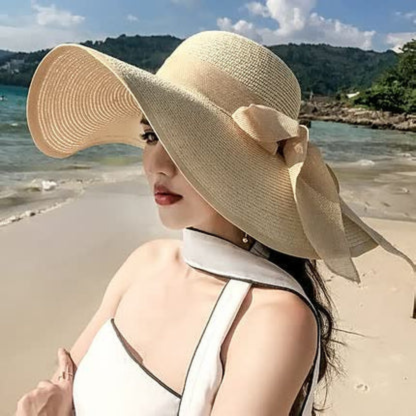 Levoire | Chapeau de soleil pour femmes protection solaire optimale Braun-1