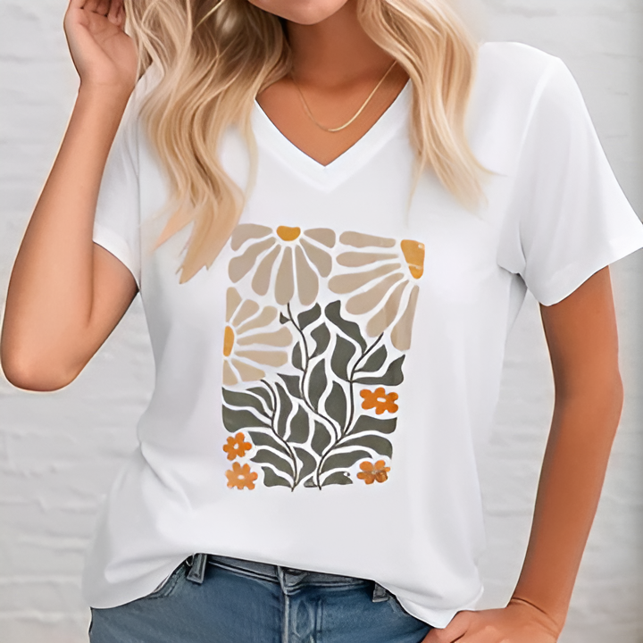 Levoire | Chemise Classique À Col Rond Pour Femmes Blanc