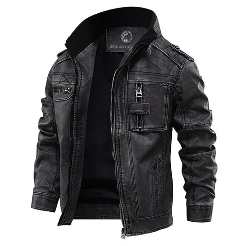 Levoire | Veste En Cuir Classique Pour Hommes