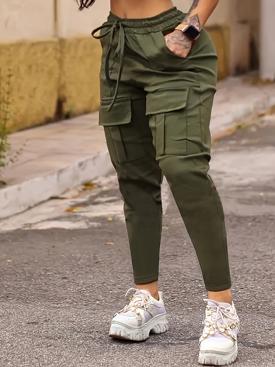 Levoire | Pantalons De Course Cargo Unis Avec Poches