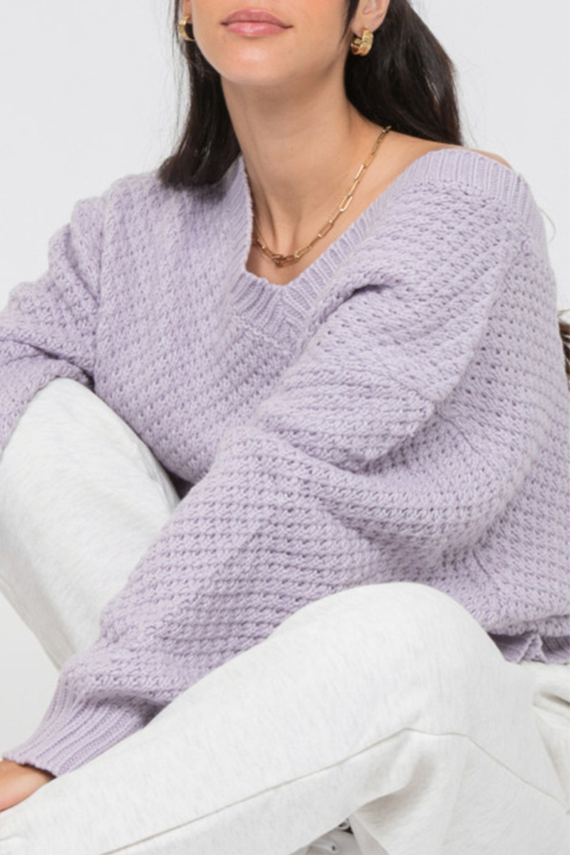 Levoire | Style De Rue Top Avec Décolleté En V Et Détails Fentes