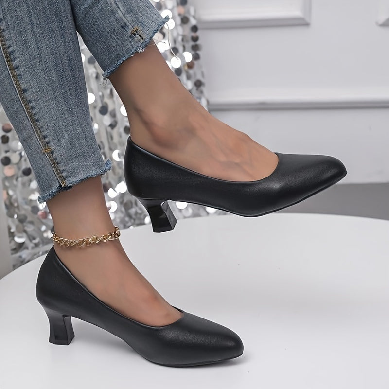 Levoire | Élégantes Chaussures À Talons Pour Femmes À Tige Pointue Et Talon Bas