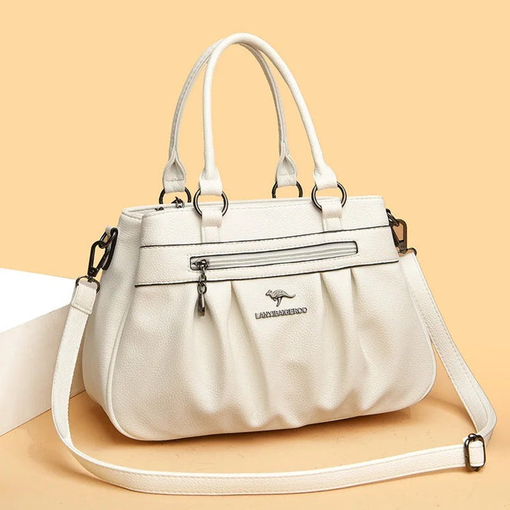 Levoire | Sac à main de luxe pour femmes en similicuir Blanc