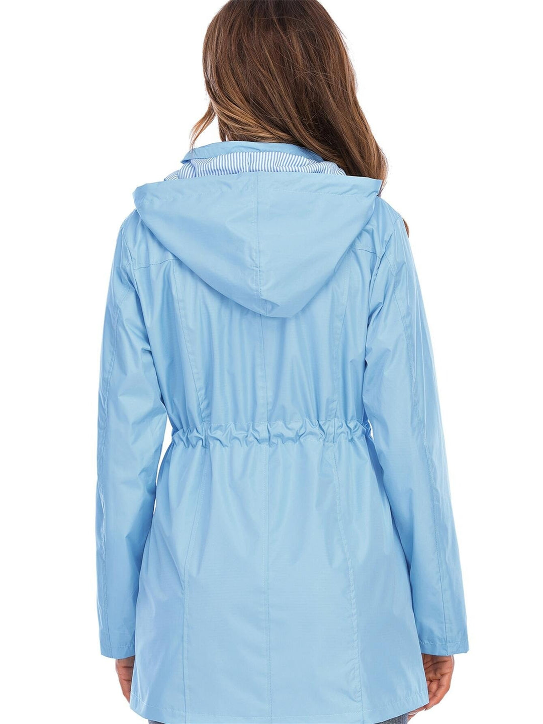 Levoire | Veste Mi-Longue Imperméable Avec Capuche Et Fermeture Éclair
