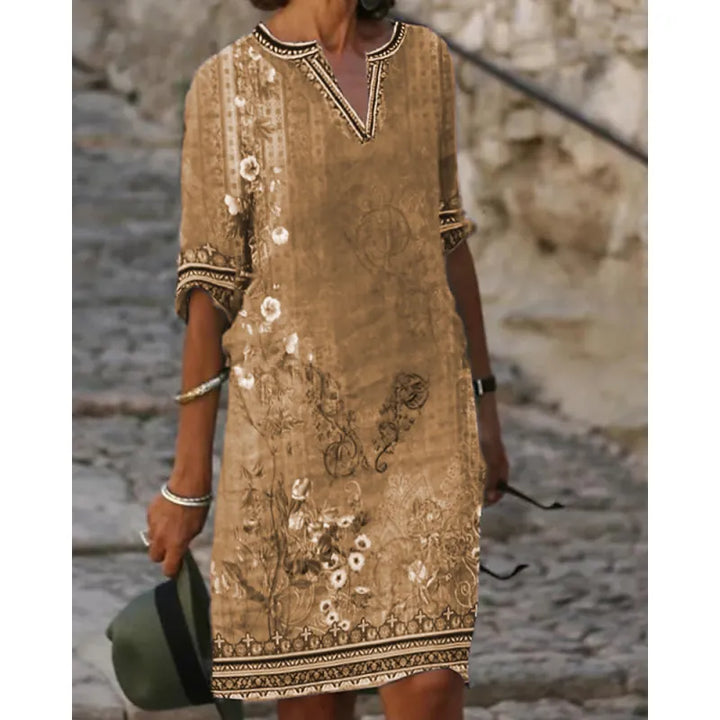 Levoire | Robe de style pour femme - Vert Kaki