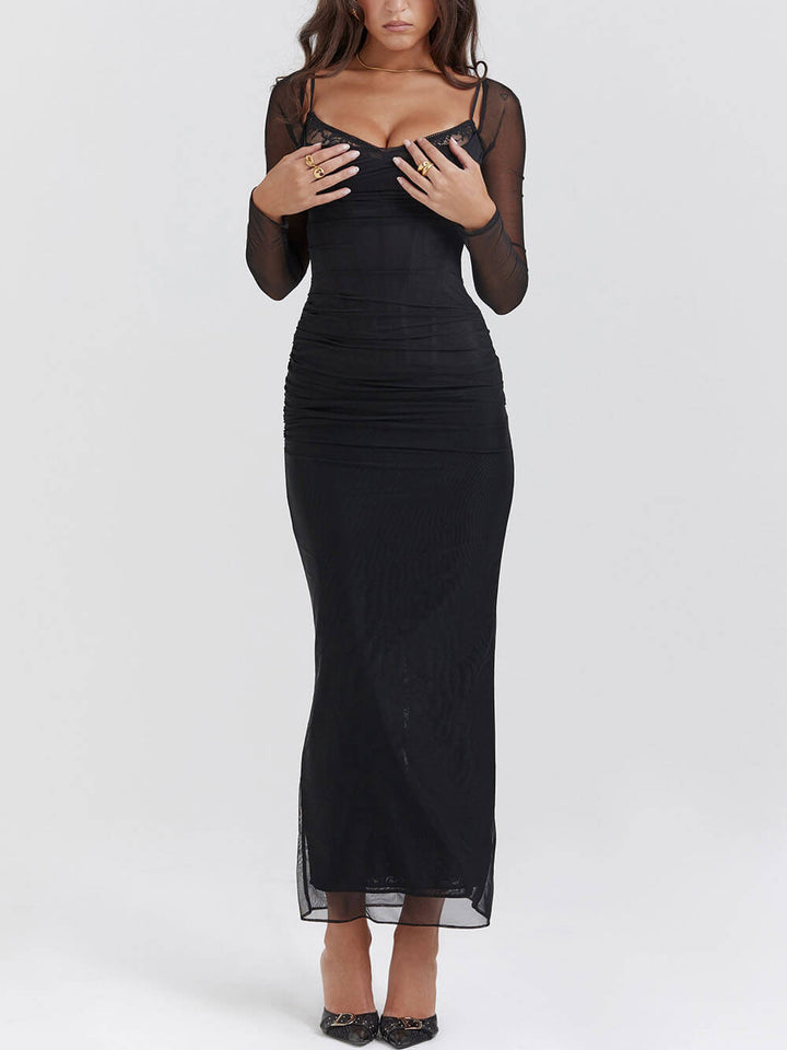 Levoire | Robe maxi avec corset.